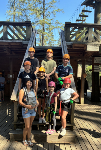 Jugend des MV Kröv im Kletterpark am 1.8.2026
