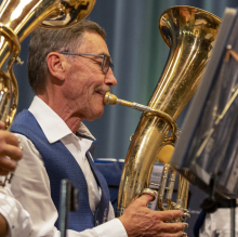 Wolfgang Marschall beim Vereinsjubiläum im September 2022