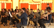 Jugendorchester der Mittelmosel beim Auftritt in der Kröver Mittelmoselhalle (2017)