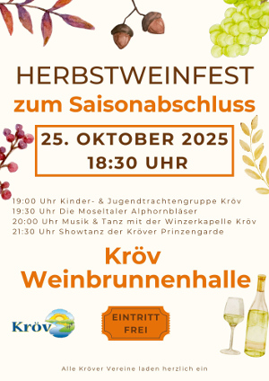 Herbstfest zum Saisonabschluss am 25.10.2025